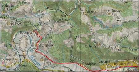 Bournac 12400 route s