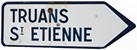 Truans et St Etienne de Naucoulès 12400 panneau